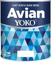 YOKO CAT KAYU BESI RM (PUTIH) 1Lt